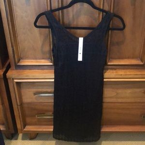 Aqua Girls preteen black lace dress NWT
